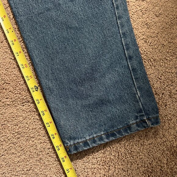 Cross & Winsor Mens Denim Jeans 34x30 Medium Wash Straight Leg Basic Everyday - Picture 9 of 9